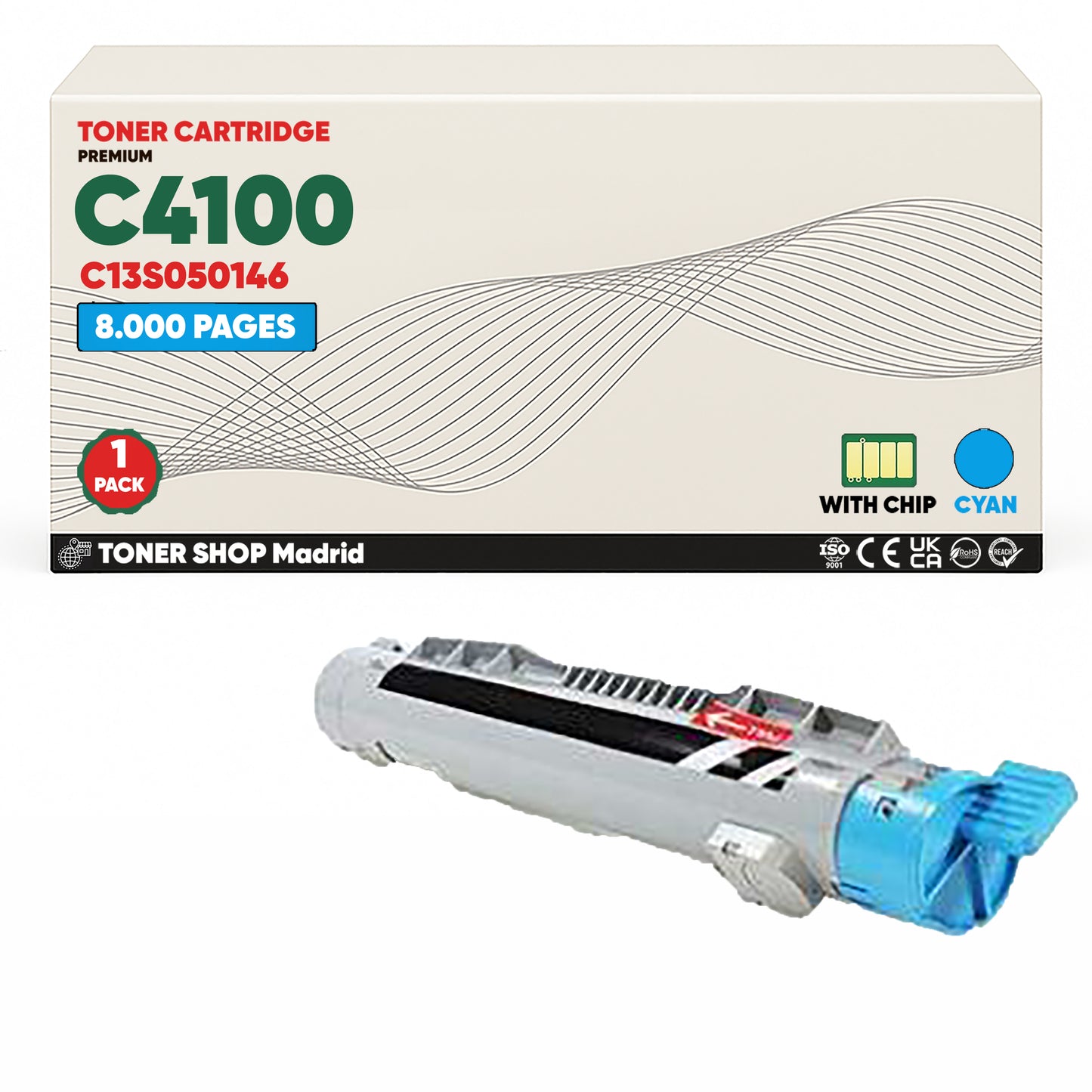 BDink Tóner Compatible Epson C4100 (Pack 4 ) CMYK