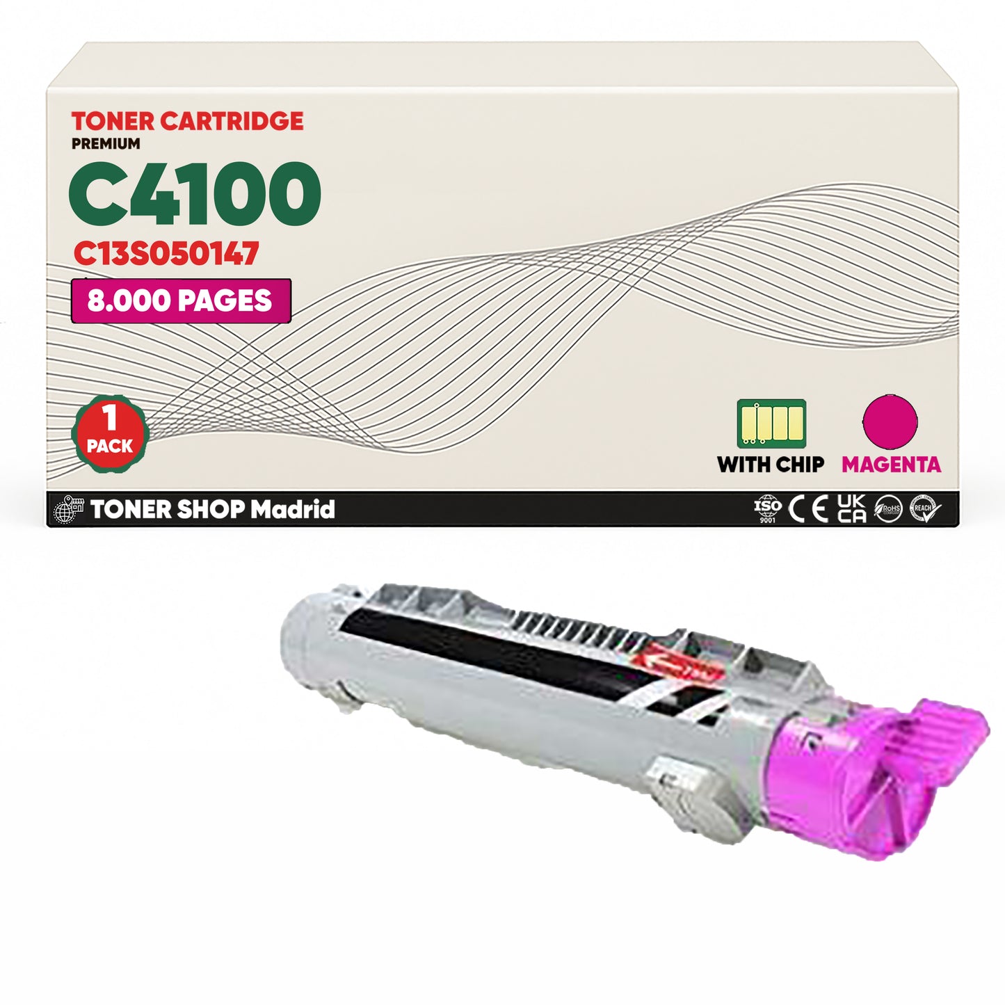 BDink Tóner Compatible Epson C4100 (Pack 4 ) CMYK