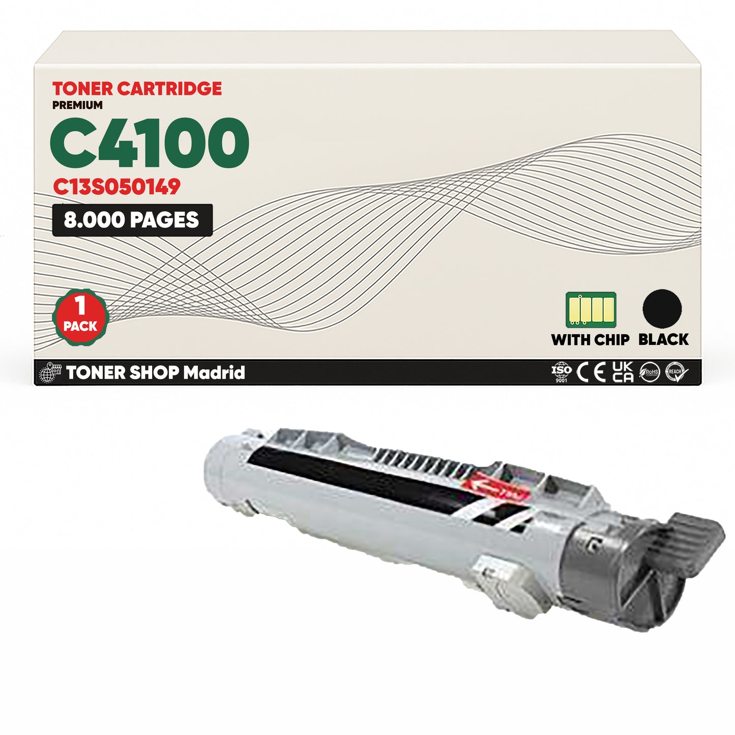 BDink Tóner Compatible Epson C4100 (Pack 4 ) CMYK