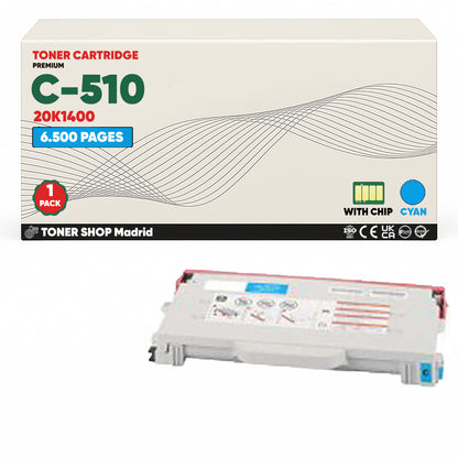 BDink Cartuchos Tóner Compatibles Lexmark C510 CMYK (Pack 4)