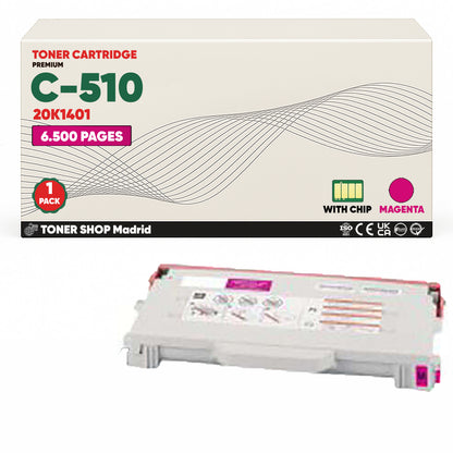 BDink Cartuchos Tóner Compatibles Lexmark C510 CMYK (Pack 4)