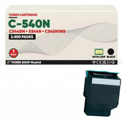 BDink Cartuchos Tóner Compatibles Lexmark C540N CMYK (Pack 4)
