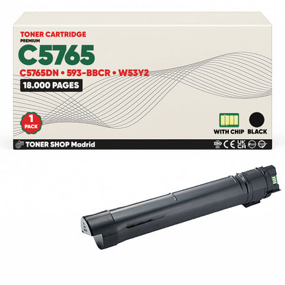 BDink Cartucho Tóner Compatible Dell C5765/C5765DN Negro
