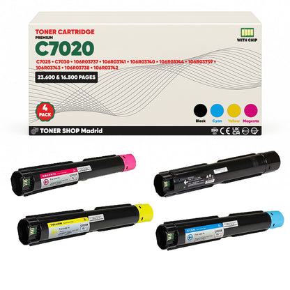 BDink Tóner Compatible Xerox VersaLink C7020/C7030 (Pack 4 CMYK)