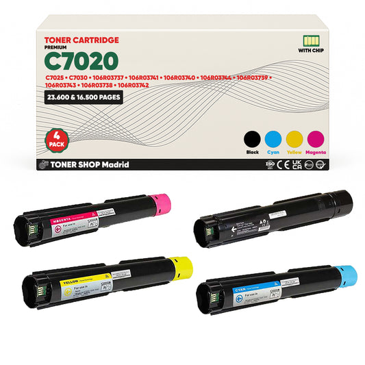 BDink Tóner Compatible Xerox VersaLink C7020/C7030 (Pack 4 CMYK)