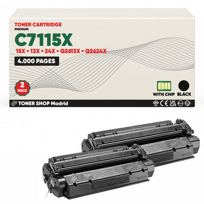 BDink Cartucho Toner Compatible HP C7115X Negro (Pack 1)