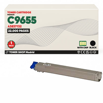 BDink Cartuchos Tóner Compatibles OKI C9655 CMYK (Pack 4)
