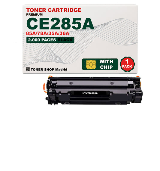 BDink Cartucho Tóner Compatible HP CE285A - 85A/78A/35A/36A Negro
