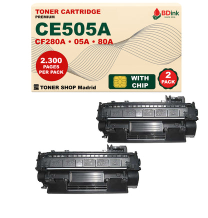 BDink Cartucho Tóner Compatible HP 05A/80A - CE505A/CF280A Negro