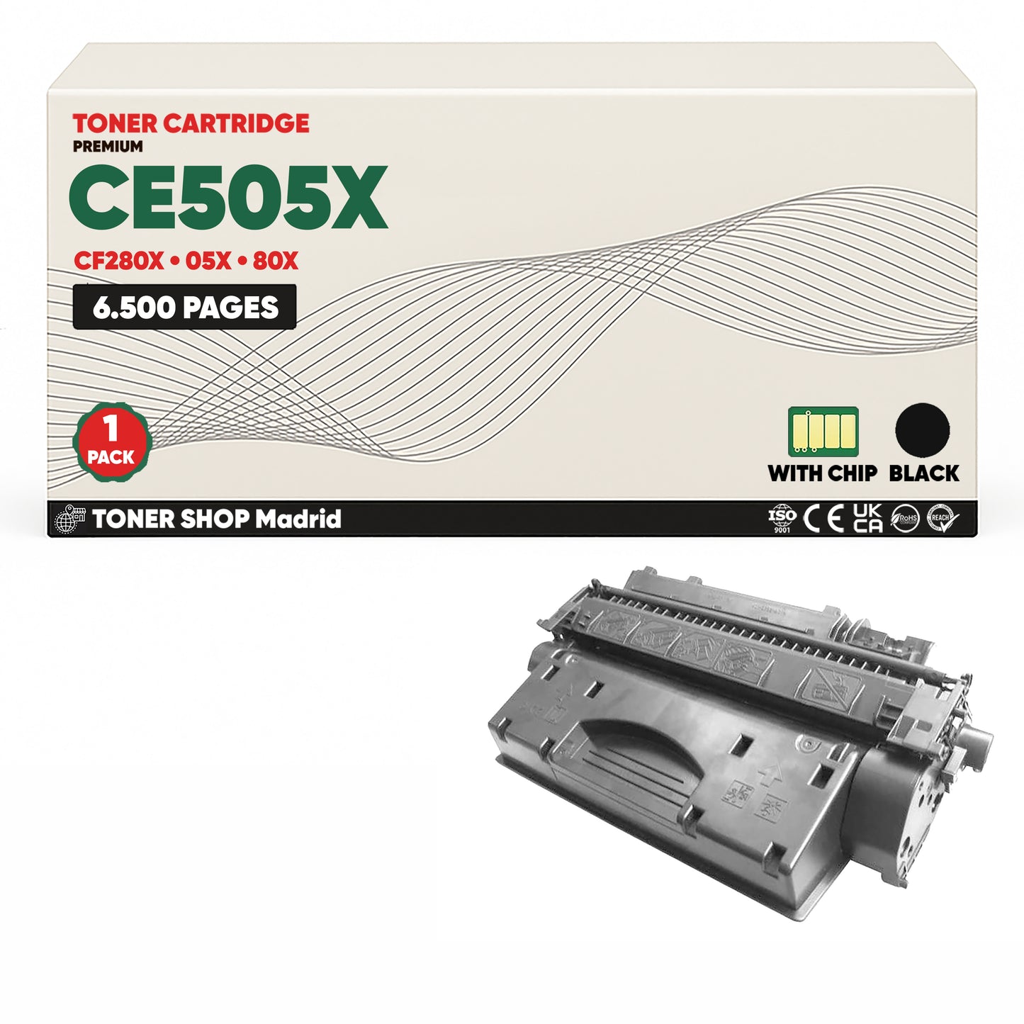 BDink Cartucho Tóner Compatible HP CE505X/CF280X - 05X/80X Negro