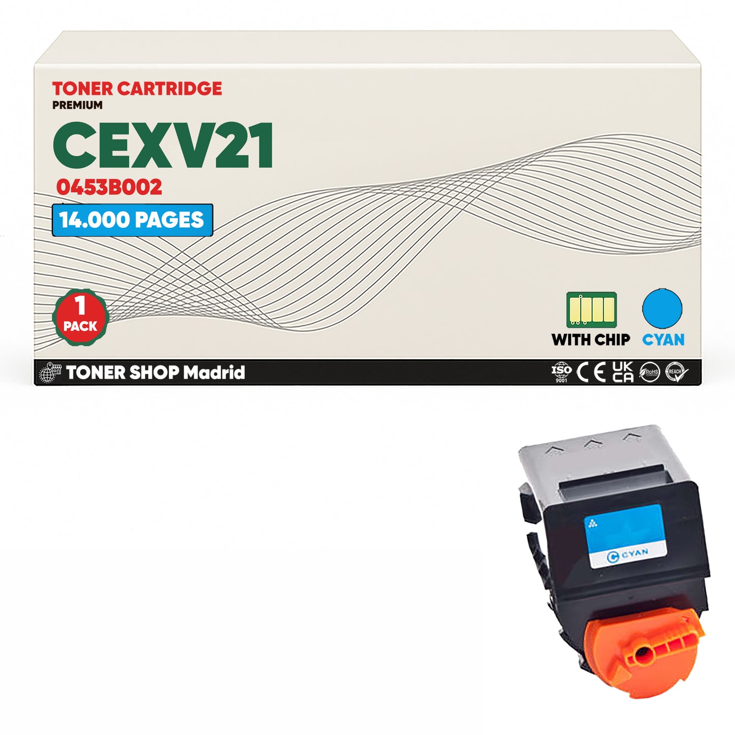 BDink Tóner Compatible Canon C-EXV21 (CMYK 4 Pack)