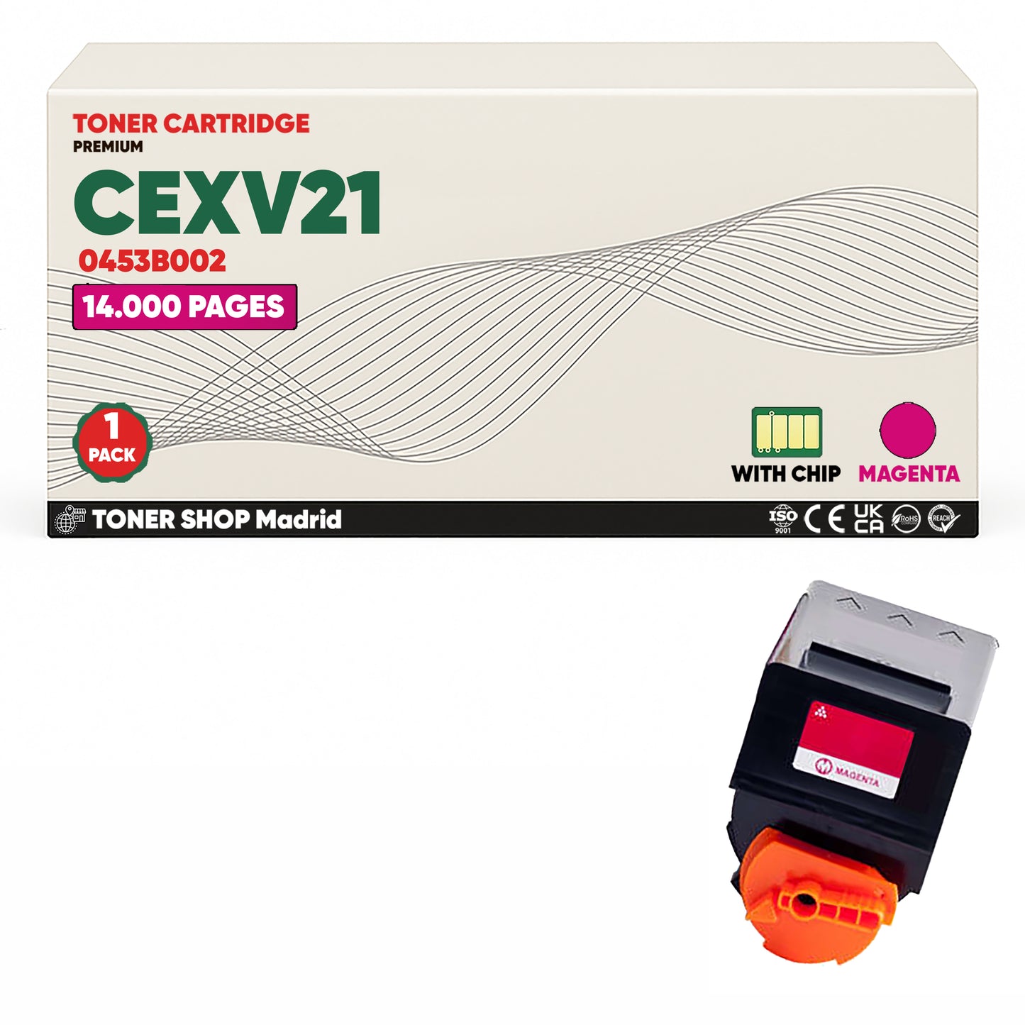 BDink Tóner Compatible Canon C-EXV21 (CMYK 4 Pack)