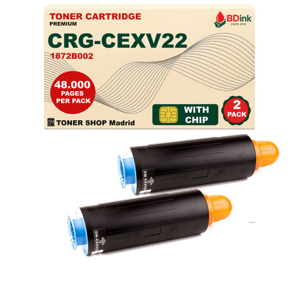 BDink Cartucho Tóner Compatible Canon CEXV22 Negro