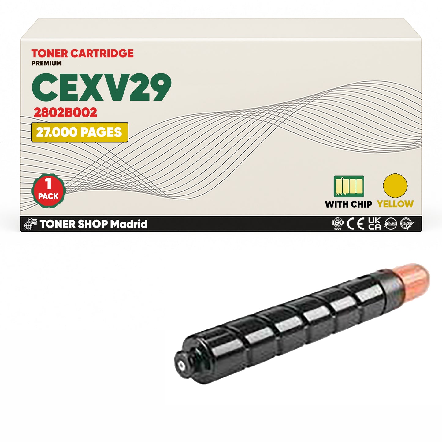 BDink Tóner Compatible Canon CEXV29 (CMYK 4 Pack)