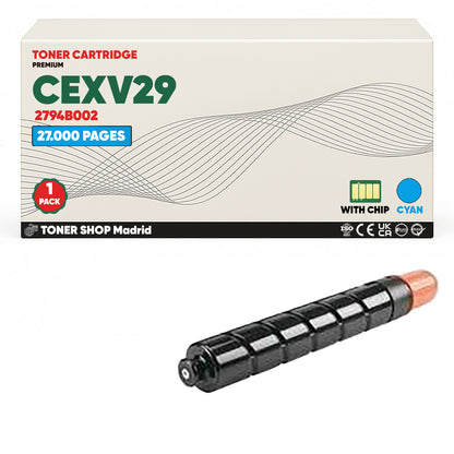 BDink Tóner Compatible Canon CEXV29 (CMYK 4 Pack)