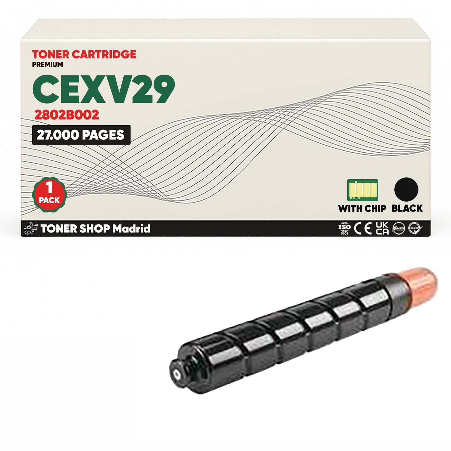BDink Tóner Compatible Canon CEXV29 (CMYK 4 Pack)