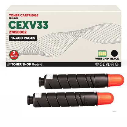 BDink Cartucho Tóner Compatible Canon CEXV33 Negro