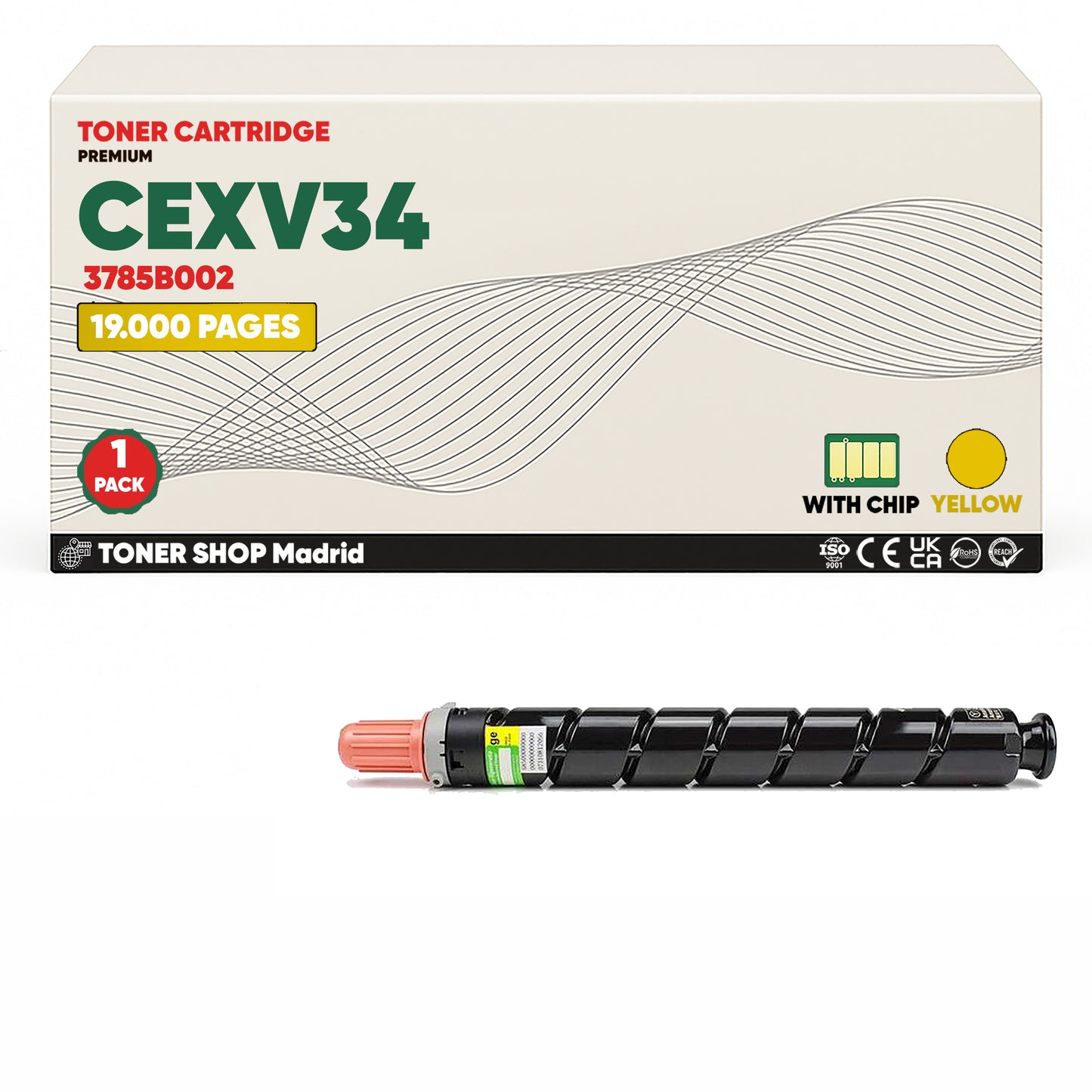 BDink Tóner Compatible Canon C-EXV34 (CMYK 4 Pack)
