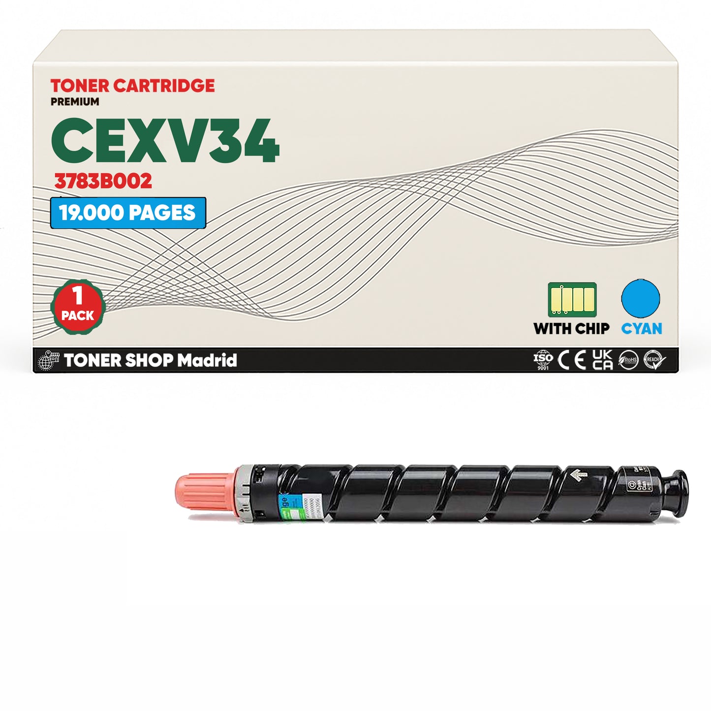 BDink Tóner Compatible Canon C-EXV34 (CMYK 4 Pack)