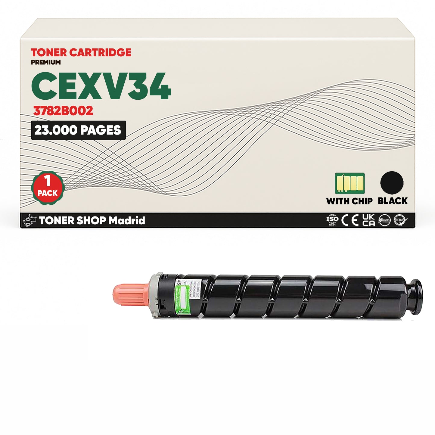 BDink Tóner Compatible Canon C-EXV34 (CMYK 4 Pack)