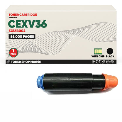 BDink Cartucho Tóner Compatible Canon CEXV36 Negro