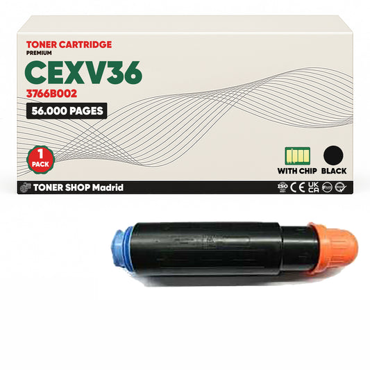 BDink Cartucho Tóner Compatible Canon CEXV36 Negro