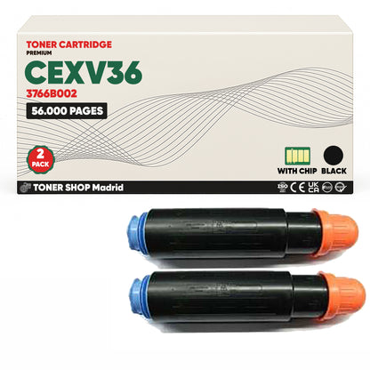 BDink Cartucho Tóner Compatible Canon CEXV36 Negro