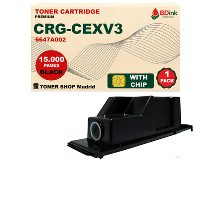 BDink Cartucho Tóner Compatible Canon CEXV3 Negro