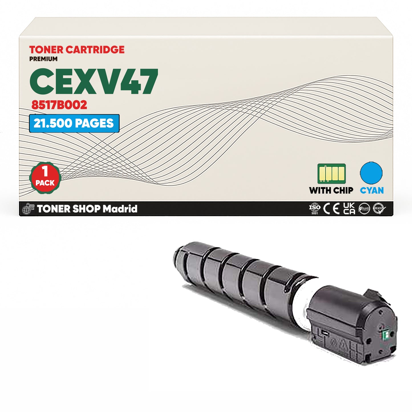 BDink Tóner Compatible Canon C-EXV47 (CMYK 4 Pack)
