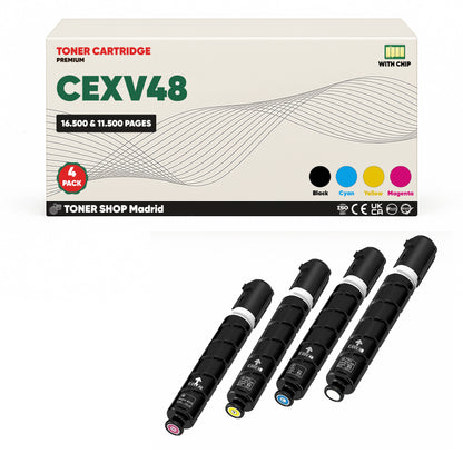 BDink Tóner Compatible Canon C-EXV48 (CMYK 4 Pack)