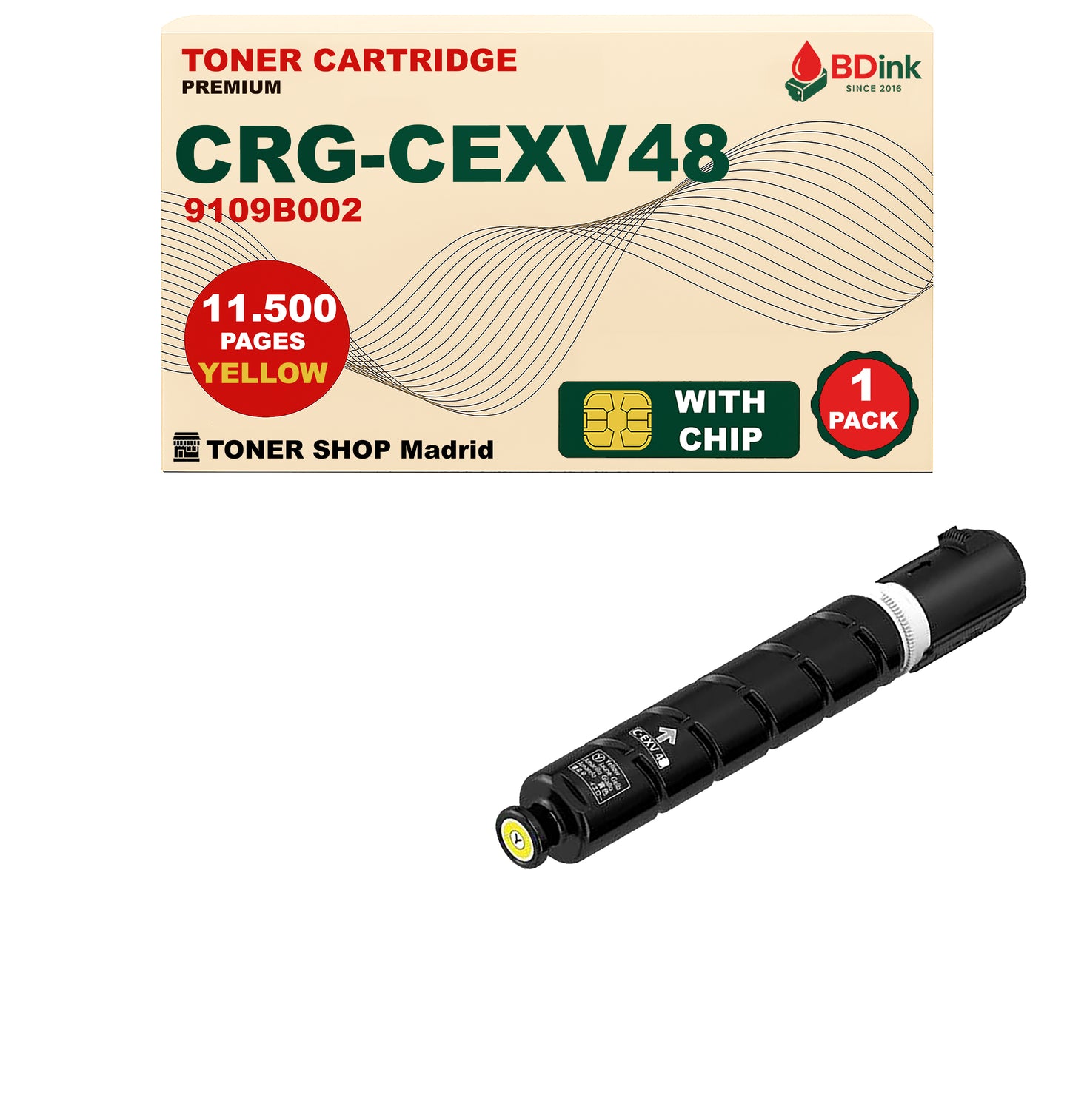 BDink Tóner Compatible Canon C-EXV48 (CMYK 4 Pack)