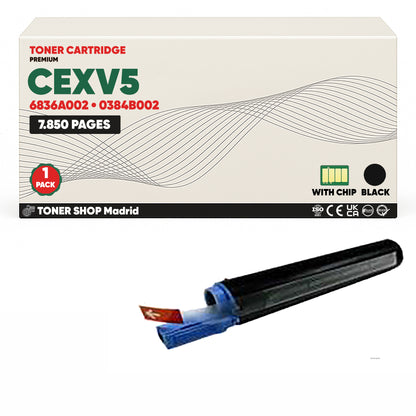 BDink Cartucho Tóner Compatible Canon CEXV5/CEXV14 Negro (Pack 1)