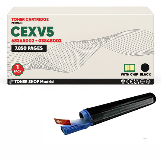 BDink Cartucho Tóner Compatible Canon CEXV5/CEXV14 Negro (Pack 1)