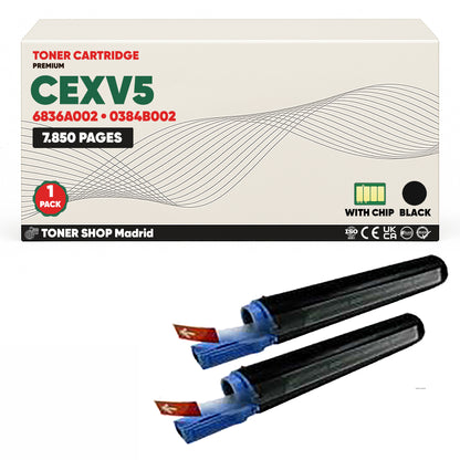 BDink Cartucho Tóner Compatible Canon CEXV5/CEXV14 Negro (Pack 1)