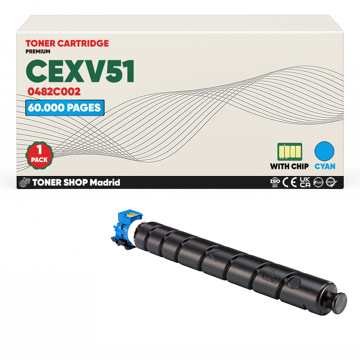 BDink Tóner Compatible Canon C-EXV51 (CMYK 4 Pack)