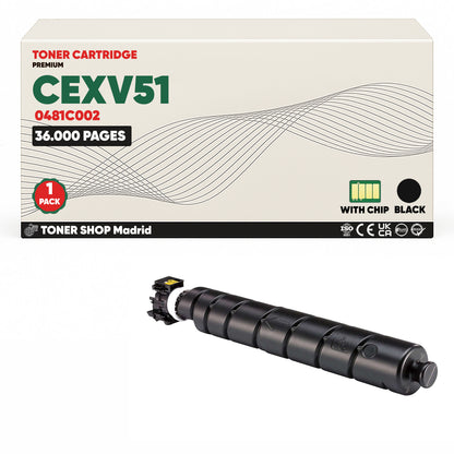 BDink Tóner Compatible Canon C-EXV51 (CMYK 4 Pack)