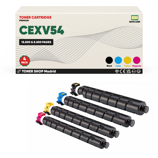 BDink Tóner Compatible Canon C-EXV54 (CMYK 4 Pack)