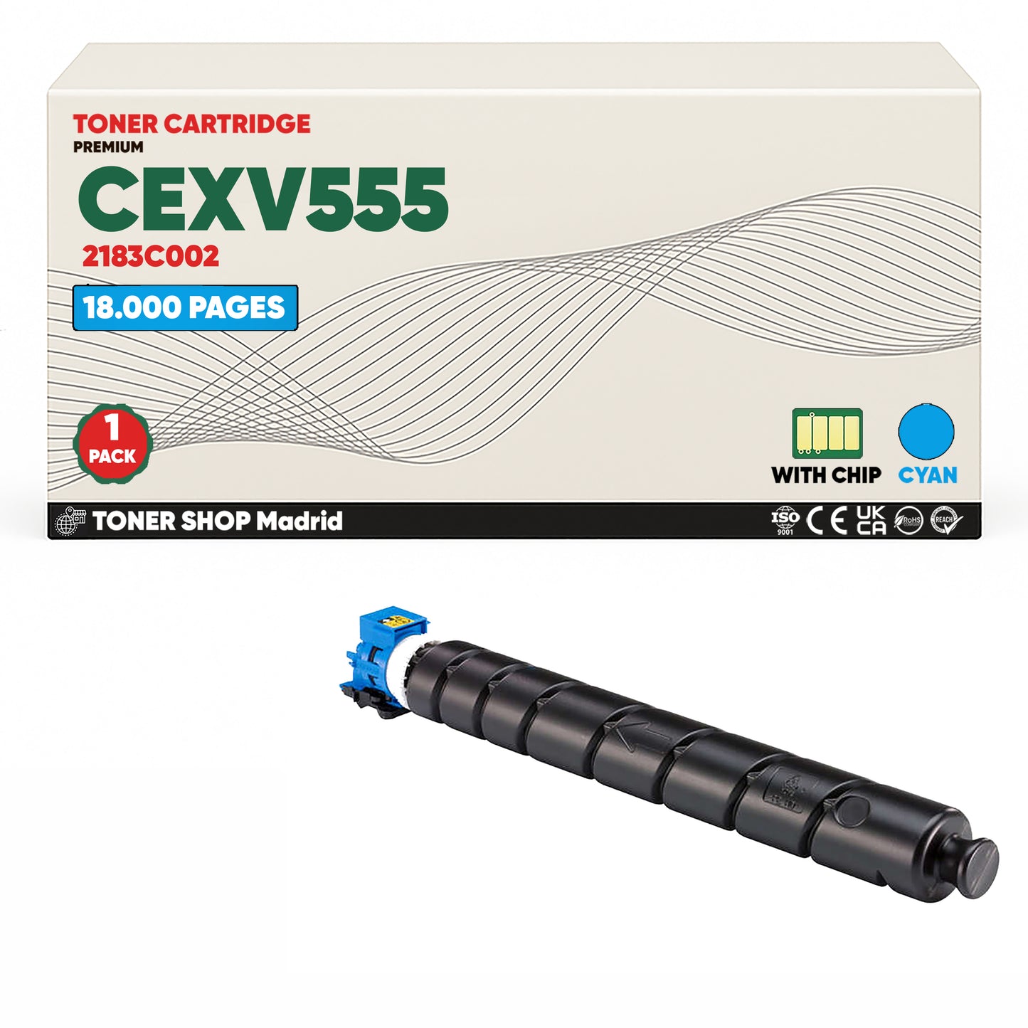 BDink Tóner Compatible Canon C-EXV55 (CMYK 4 Pack)