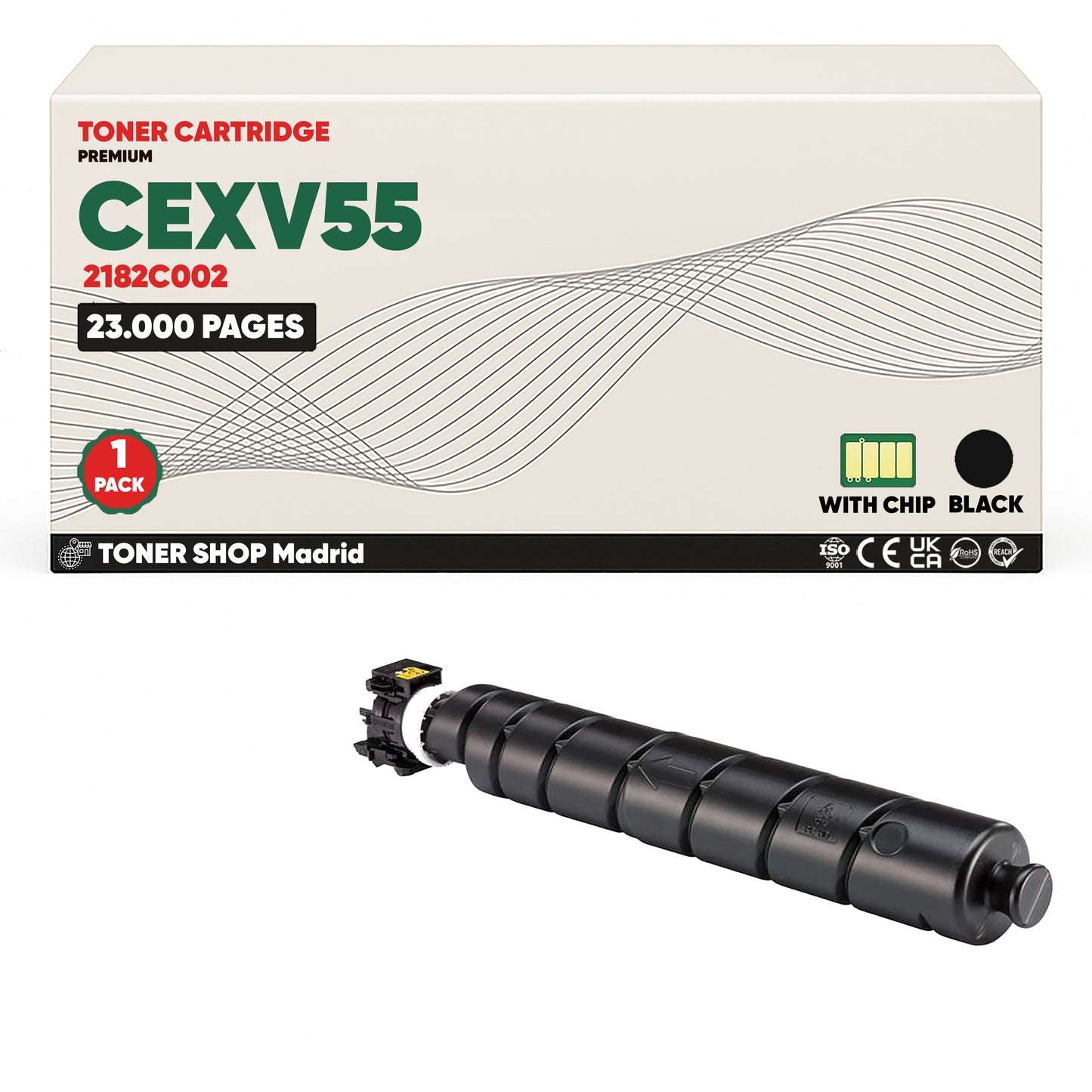 BDink Tóner Compatible Canon C-EXV55 (CMYK 4 Pack)