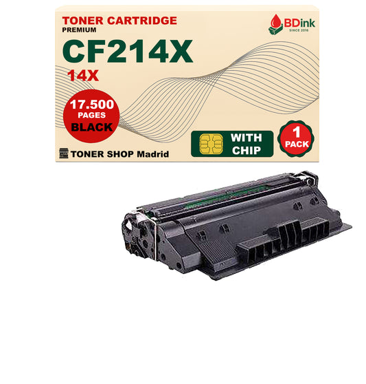 BDink Cartucho Tóner Compatible HP 14X / CF214X Negro