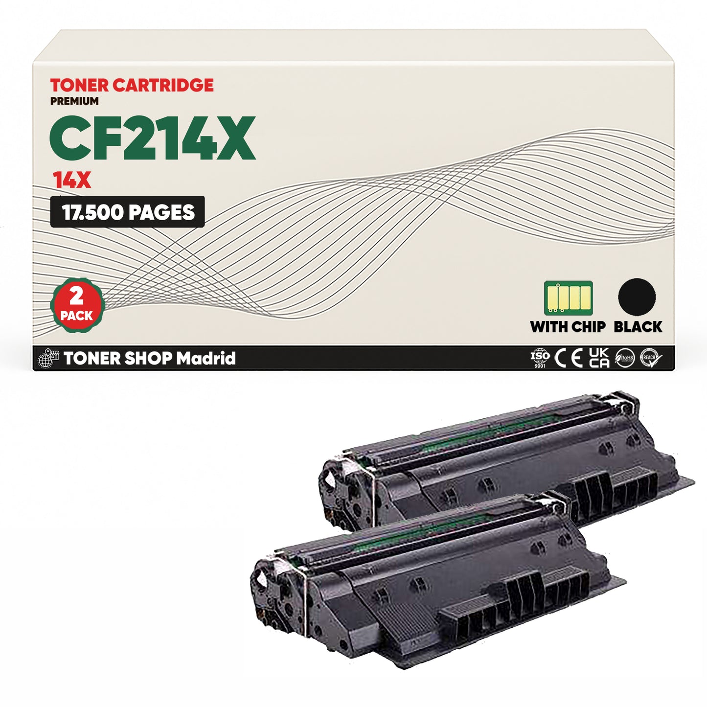 BDink Cartucho Tóner Compatible HP 14X / CF214X Negro