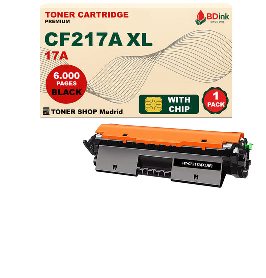 BDink Cartucho Tóner Compatible HP 17A / CF217A XL Negro