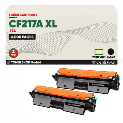 BDink Cartucho Tóner Compatible HP 17A / CF217A XL Negro