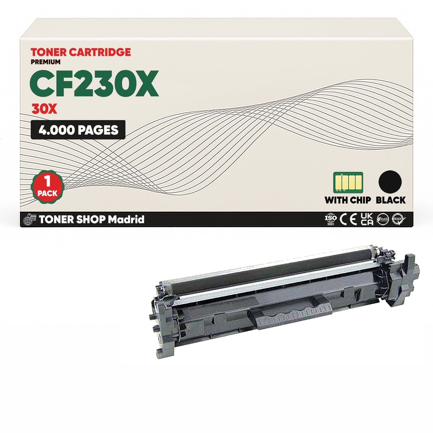 BDink Cartucho Tóner Compatible HP 30X / CF230X Negro
