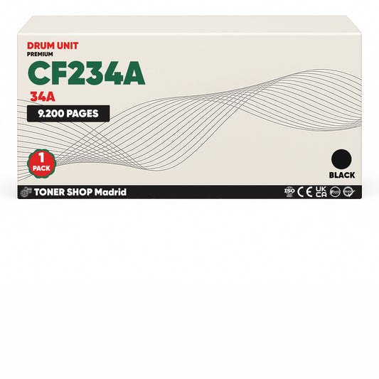 BDink Tambor de Imagen Compatible HP CF234A - Reemplaza 34A (Drum)