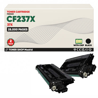 BDink Cartucho Tóner Compatible HP 37X / CF237X Negro