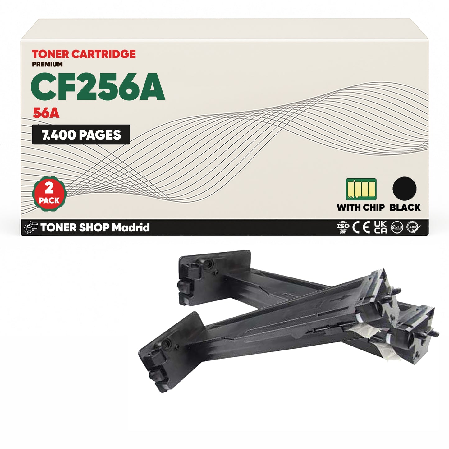 BDink Cartucho Tóner Compatible HP 56A / CF256A Negro