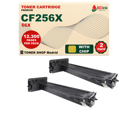 BDink Cartucho Tóner Compatible HP 56X / CF256X Negro
