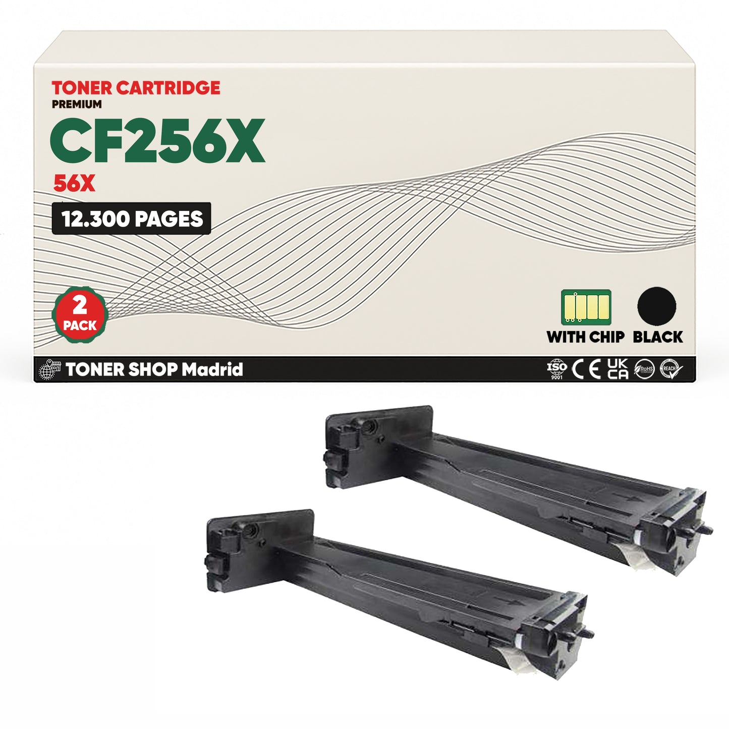 BDink Cartucho Tóner Compatible HP 56X / CF256X Negro