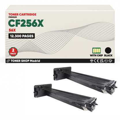 BDink Cartucho Tóner Compatible HP 56X / CF256X Negro
